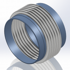 Single unrestrained expansion joint