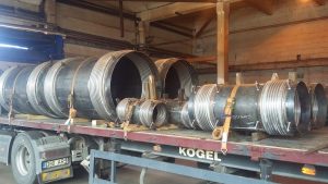 Double bellow expansion joints