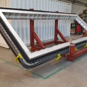 Rectangular fabric expansion joint for high temperature boiler (5670x1788)